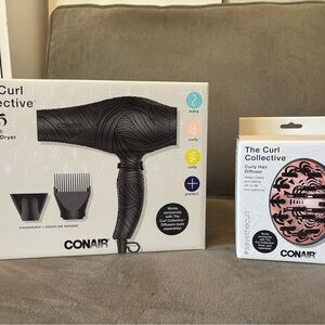 Conair Black Hair Dryer and Diffuser Set